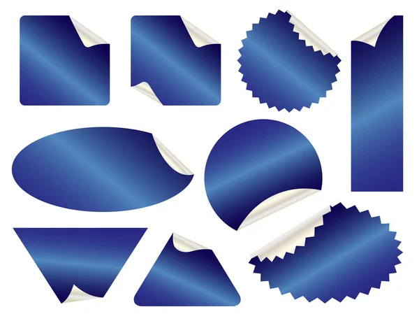 Set of stickers vector — Stock Vector