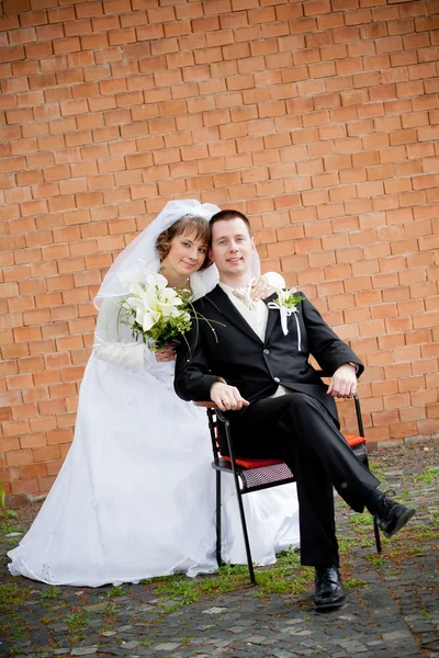 Весільний пара — стокове фото