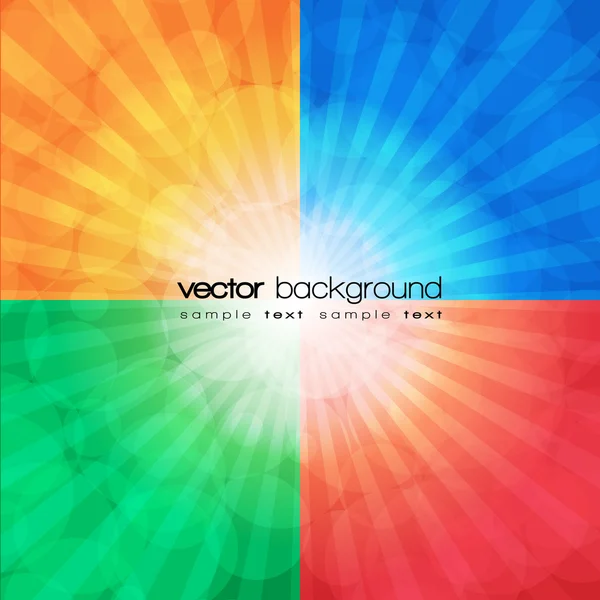 Colorful abstract background - vector illustration — Stock Vector