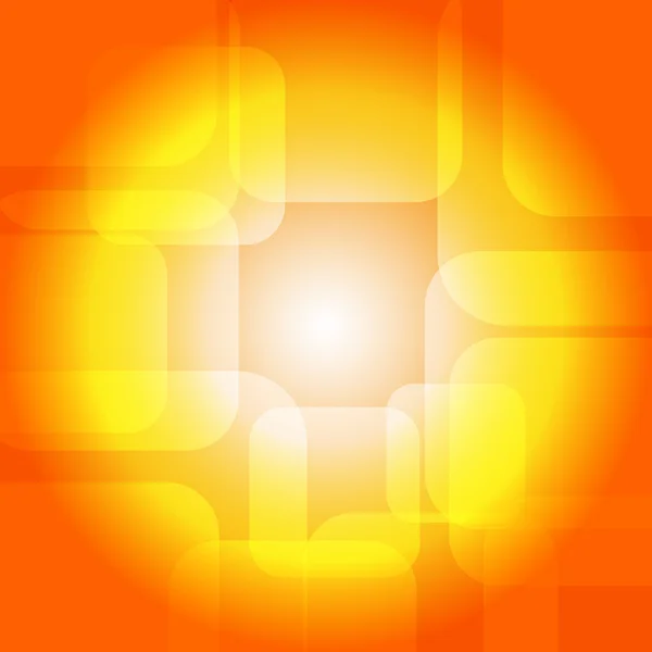 stock vector Square orange lights background vector