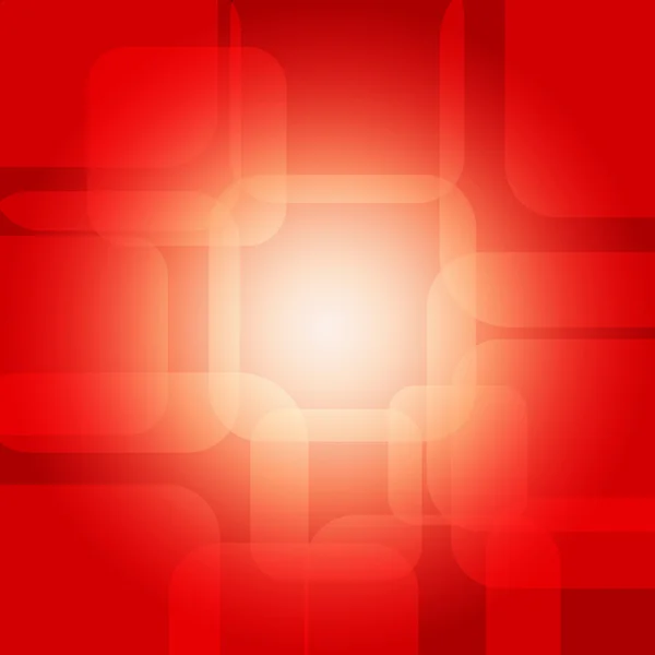 Fyrkantiga röda lampor bakgrund vektor — Stock vektor