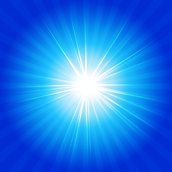 Abstrait mouvement bleu fond brillant - vecteur — Image vectorielle
