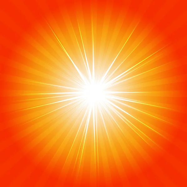 Abstrakt orange motion glänsande bakgrund - vektor — Stock vektor