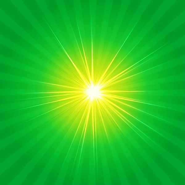 Abstract green motion shiny background - vector — Stock Vector