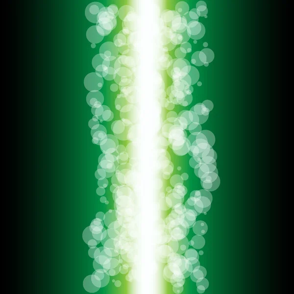 Magische lights - abstracte groene vector achtergrondontwerp — Stockvector