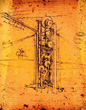 Leonardo's engineering clipart