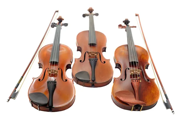 Tres violines — Foto de Stock