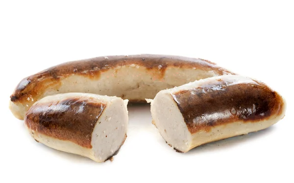 Baked white sausages — Stock Photo, Image
