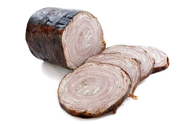 Andouille ковбаса — стокове фото