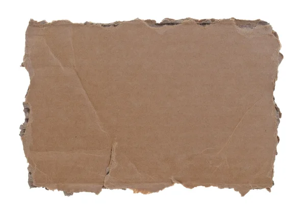 Cardboard piece — Stock Photo, Image