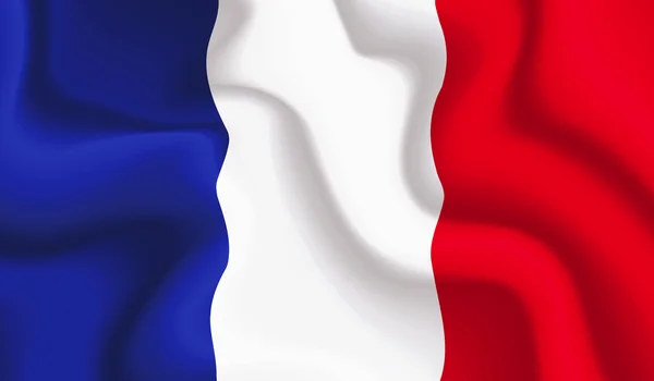 France waving flag — Stock Vector