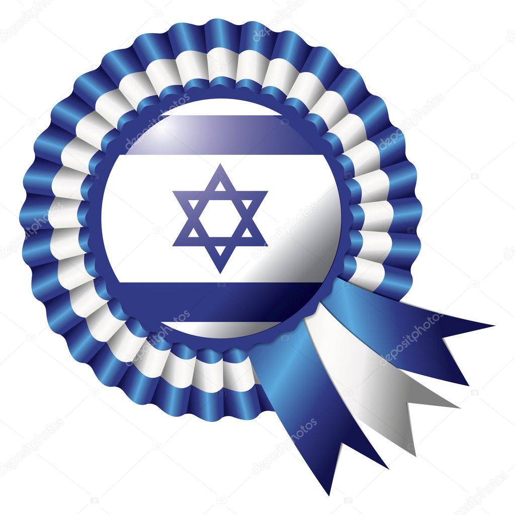 Israel rosette flag