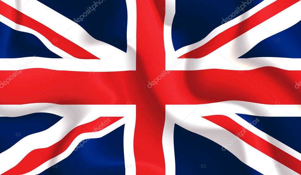 UK waving flag