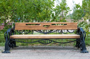 Small bench clipart