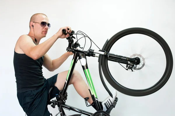 stock image Bicyclist