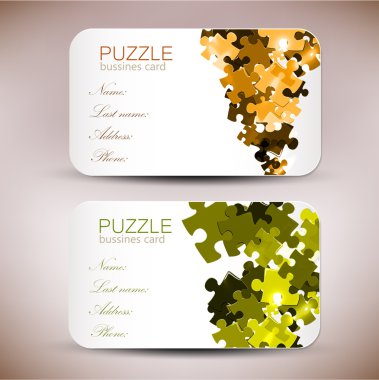 Modern Business-Card Set clipart