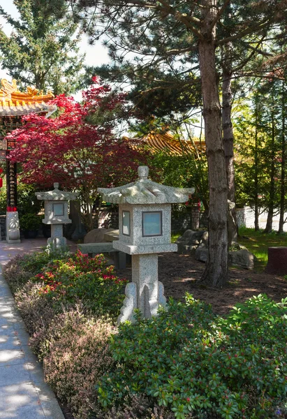 Linterna de Pagoda de Piedra — Foto de Stock