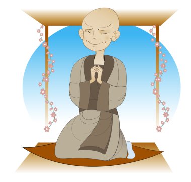 A boy - Buddhist monk