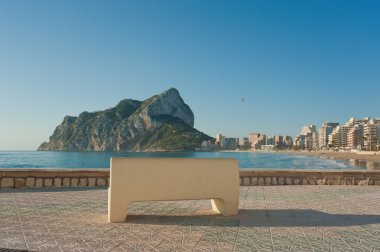 Calpe beach promenade