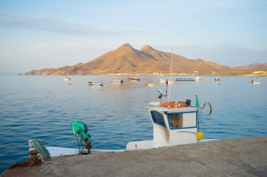 isleta del moro balıkçı limanı