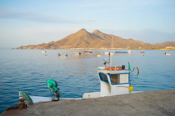 Puerto pesquero Isleta del Moro — Foto de Stock