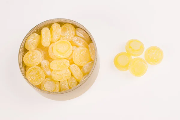 Citron droppar — Stockfoto