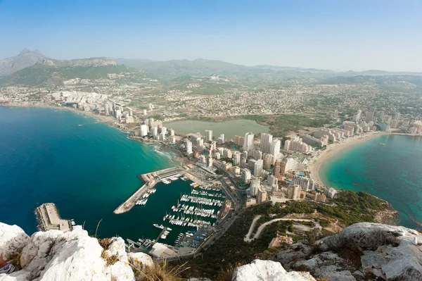 Calpe aerial view — Stock Photo, Image