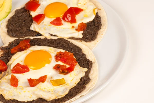 멕시코 계란 아침 식사 — 스톡 사진