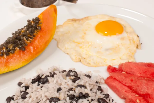 Midden-Amerikaanse ontbijt — Stockfoto