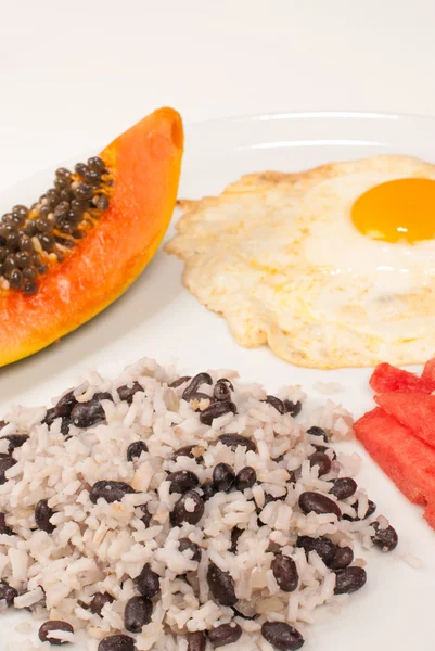 Stevig Midden-Amerikaanse ontbijt — Stockfoto
