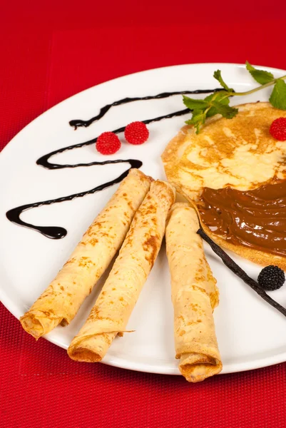 Pancake desert — Stock Photo, Image