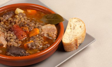 Lentils stew clipart