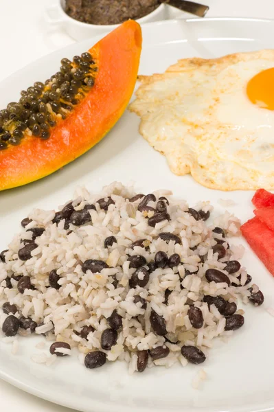 Central American breakfast — Stock Photo, Image