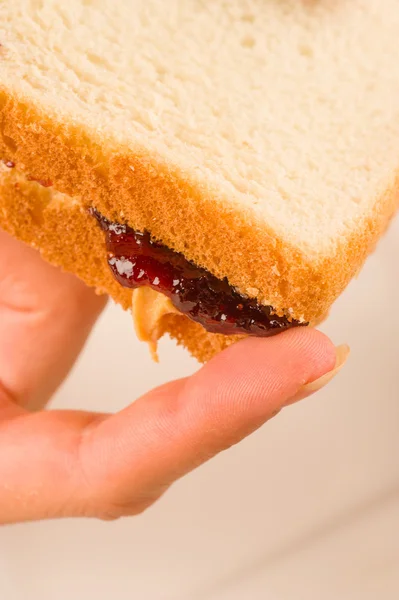 Kapající sendvič — Stock fotografie