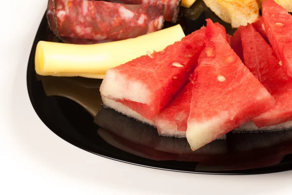 Melone mit kaltem Fleisch — Stockfoto
