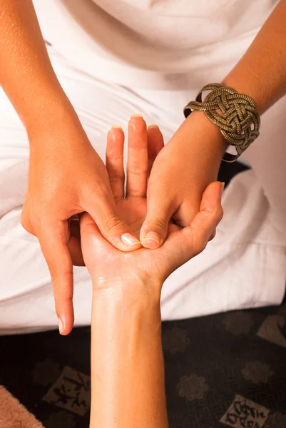 Detalhe da massagem — Fotografia de Stock