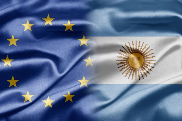 UE și Argentina — Fotografie, imagine de stoc