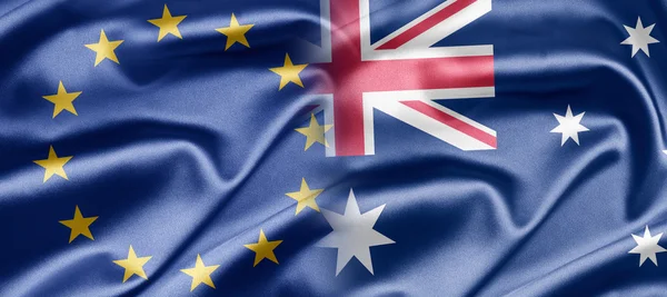 EU en Australië — Stockfoto