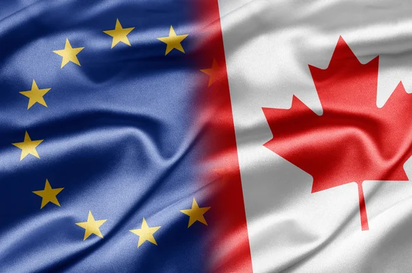 UE e Canadá — Fotografia de Stock