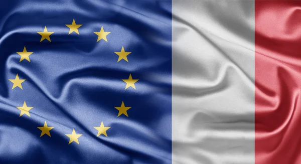 EU en Frankrijk — Stockfoto