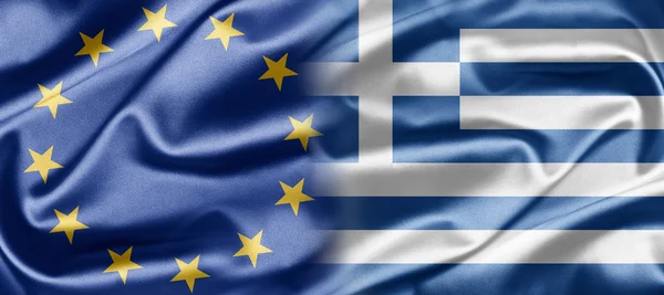 UE e Grecia — Foto Stock