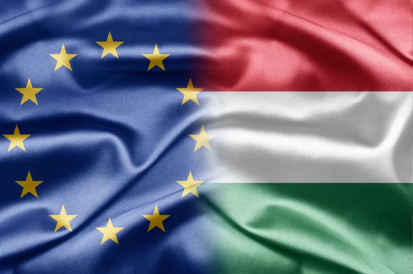 EU en Hongarije — Stockfoto
