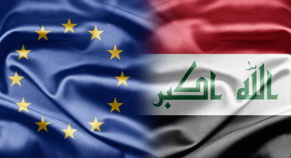 ЕС и Ирак — стоковое фото