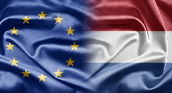 EU och holland — Stockfoto