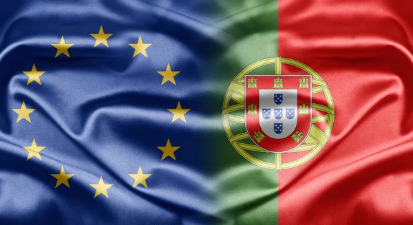 stock image EU and Portugal