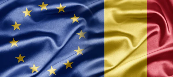 UE e Roménia — Fotografia de Stock