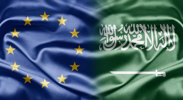 ЕС и Саудовская Аравия — стоковое фото