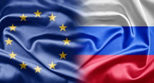 EU and Russia — Stock Photo, Image