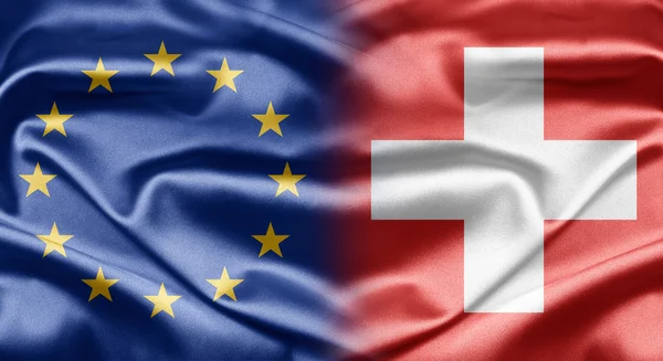 UE e Suíça — Fotografia de Stock