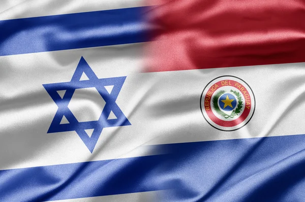 Israel och paraguay — Stockfoto